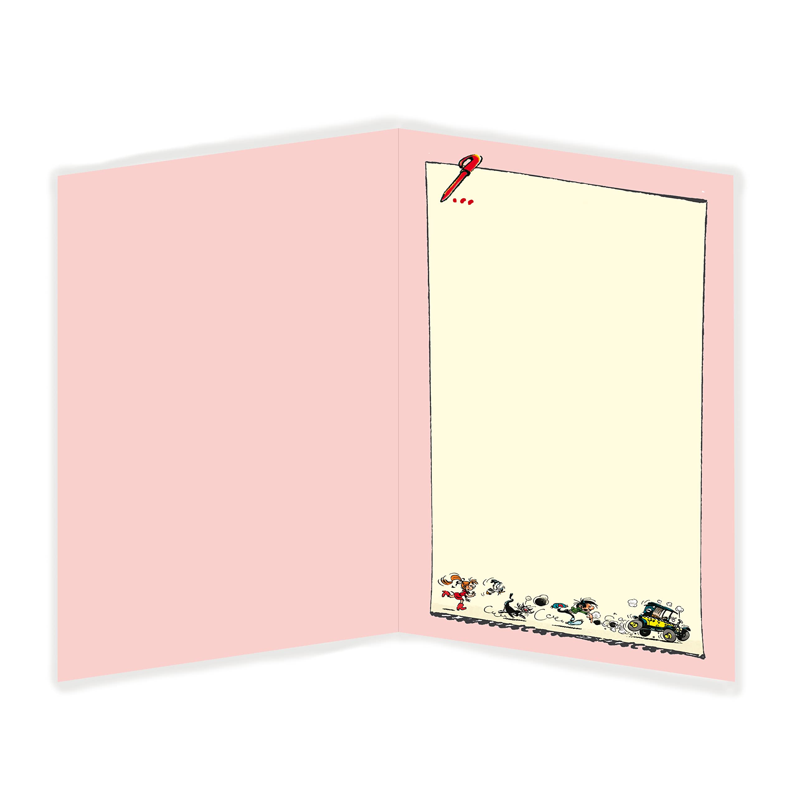 Gaston Lagaffe glct0052 St Saint Nicolas 6 December 'with Matching Envelope Illustrated, Pink - Image 3