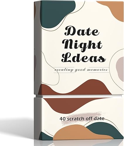 40 Scratch Off Date Night Ideas Cards, Romantic