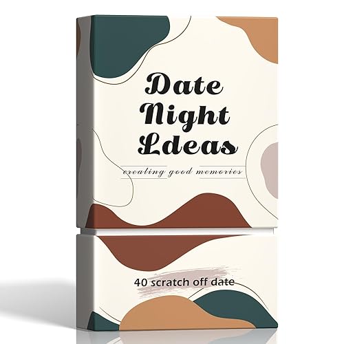 40 Scratch Off Date Night Ideas Cards, Romantic & Adventurous