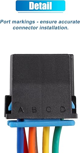 Miniatura 6 de X AUTOHAUX Conector de arnés de cableado de control de velocidad del ventilador del calentador de CA para Chevrolet Tahoe Silverado 2500 C1500 C2500