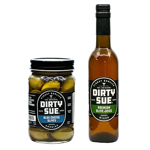 Miniatura 2 de Dirty Sue Paquete combinado de jugo de oliva de 12.7fl oz y 16 onzas (ajo)