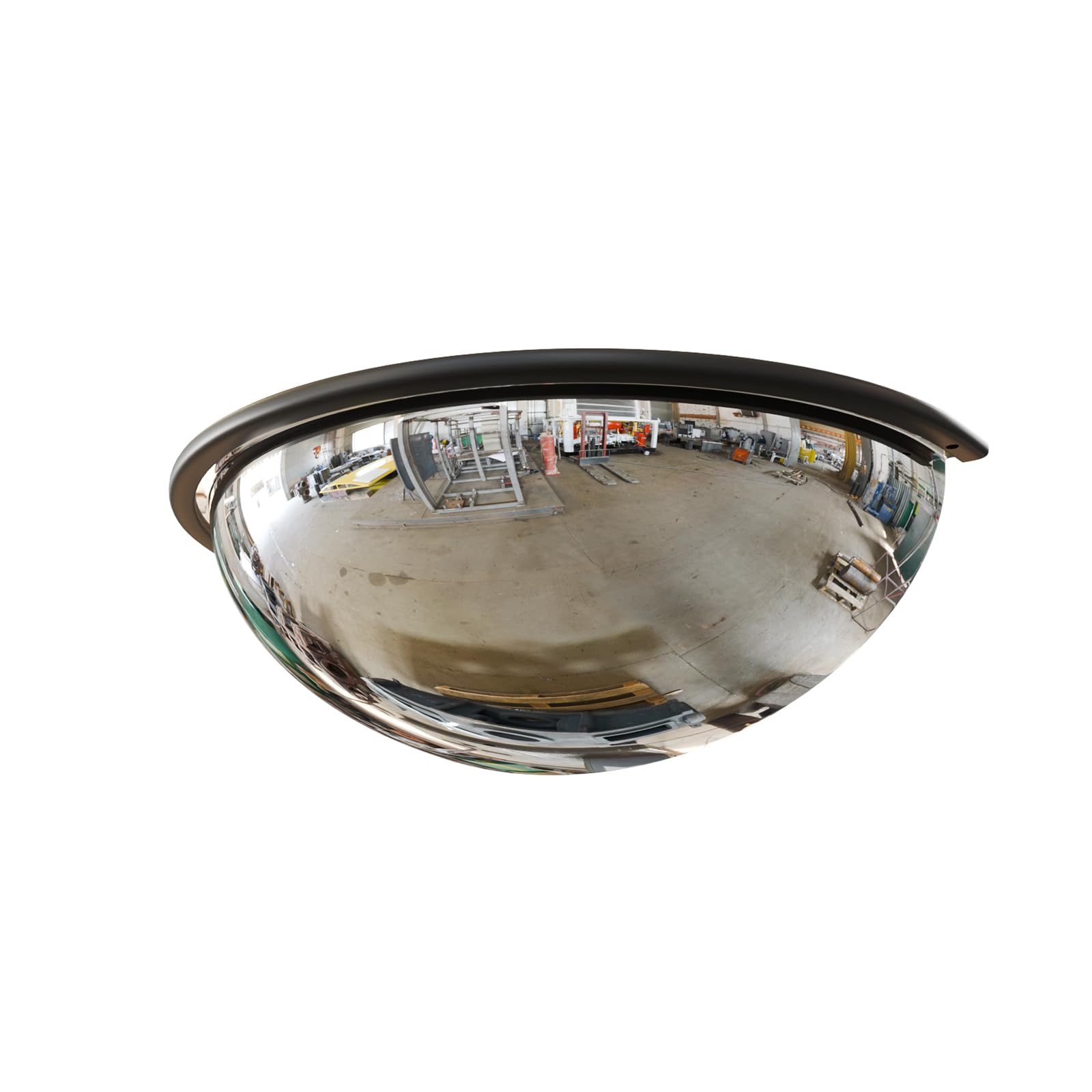 Photo 1 of 12" Acrylic Half Dome Convex Traffic Safety Mirror – 180 Degree Driveway & Warehouse Blind Spot Security Mirror for Retail Stores, Parking Garages, Schools, and Hospitals (1, 12 Inch)