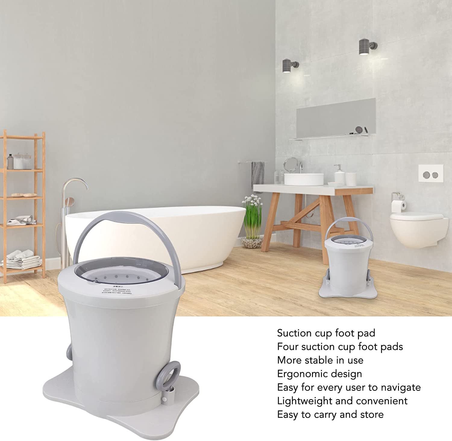 Draagbare compacte centrifugedroger compacte centrifugedroger, voor camping slaapzaal appartement wasserette camping camper reizen ondergoed sokken babykleding (9L, abrikoos
