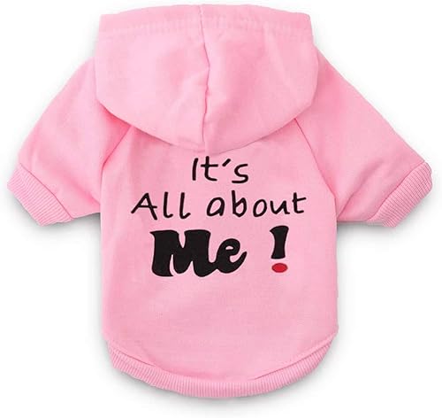 Miniatura 7 de Sudadera con capucha para perro y niña, diseño de I Love My Mom, con capucha para perros pequeños y medianos, juego de 2 (L)