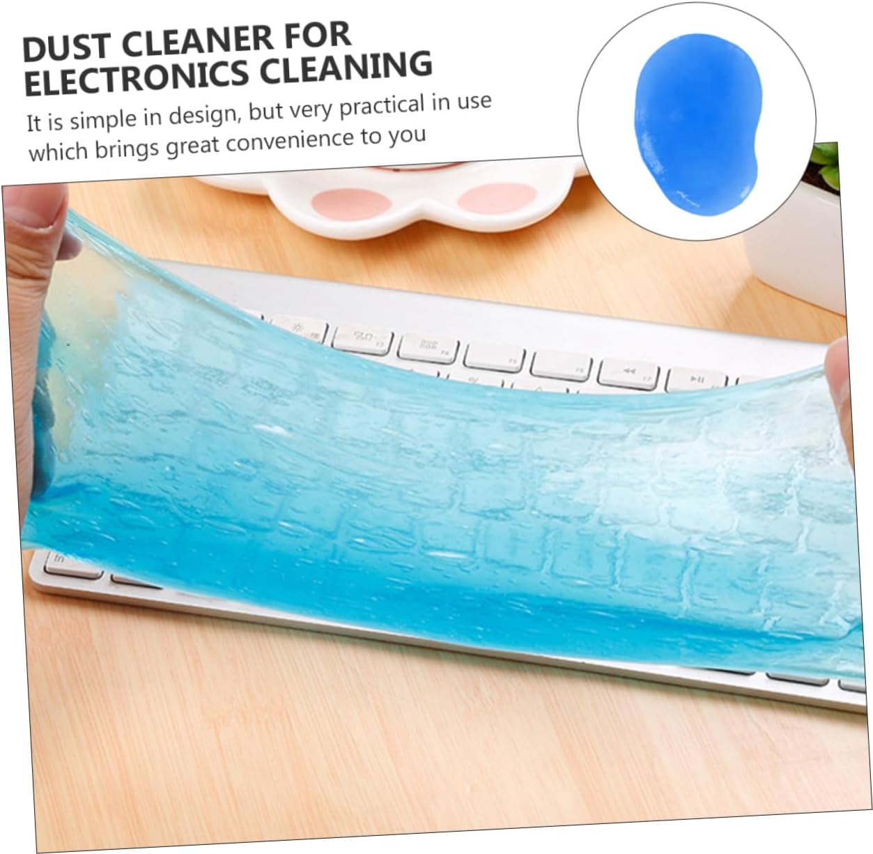 SHOWERORO Keyboard Cleaning Gel 20PC Dust for Laptops and Desktops Electronics Cleaning Tool for Effective Dust Removal Safe for Surfaces Random Color