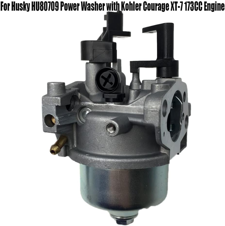 Carburetor Compatible with Husky HU80709 Power Washer Fits for Courage XT-7 173CC Engine 2600 PSI 2.4 GPM for Kohler Courage XT-7 173CC Pressure Washer Lawnmower Engine Carb