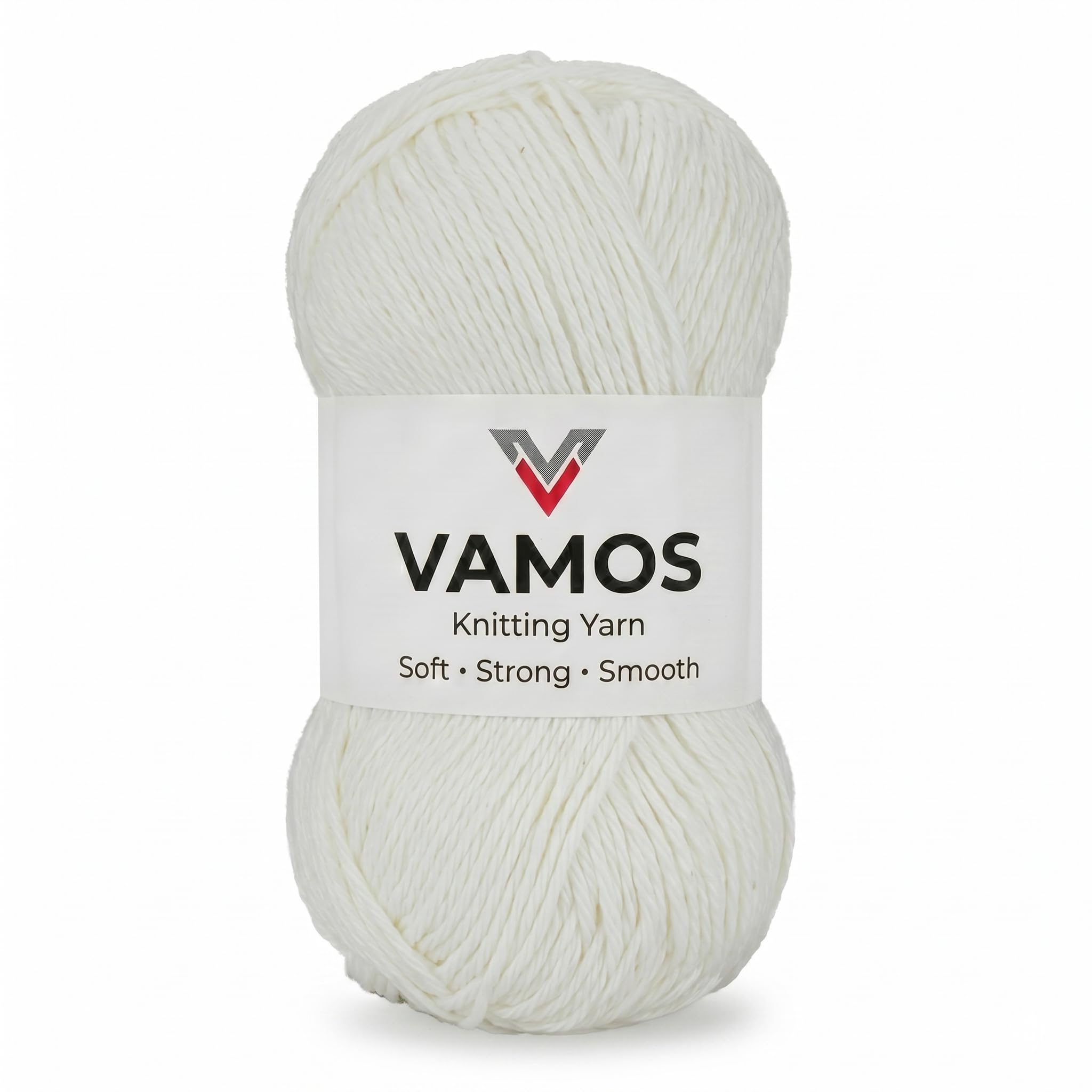 VAMOS Cotton Knitting & Crochet Yarn for Amigurumi, Toys, Flowers, Babywear, Garments, Embroidery & DIY Crafts -100g (Off White)-image-16