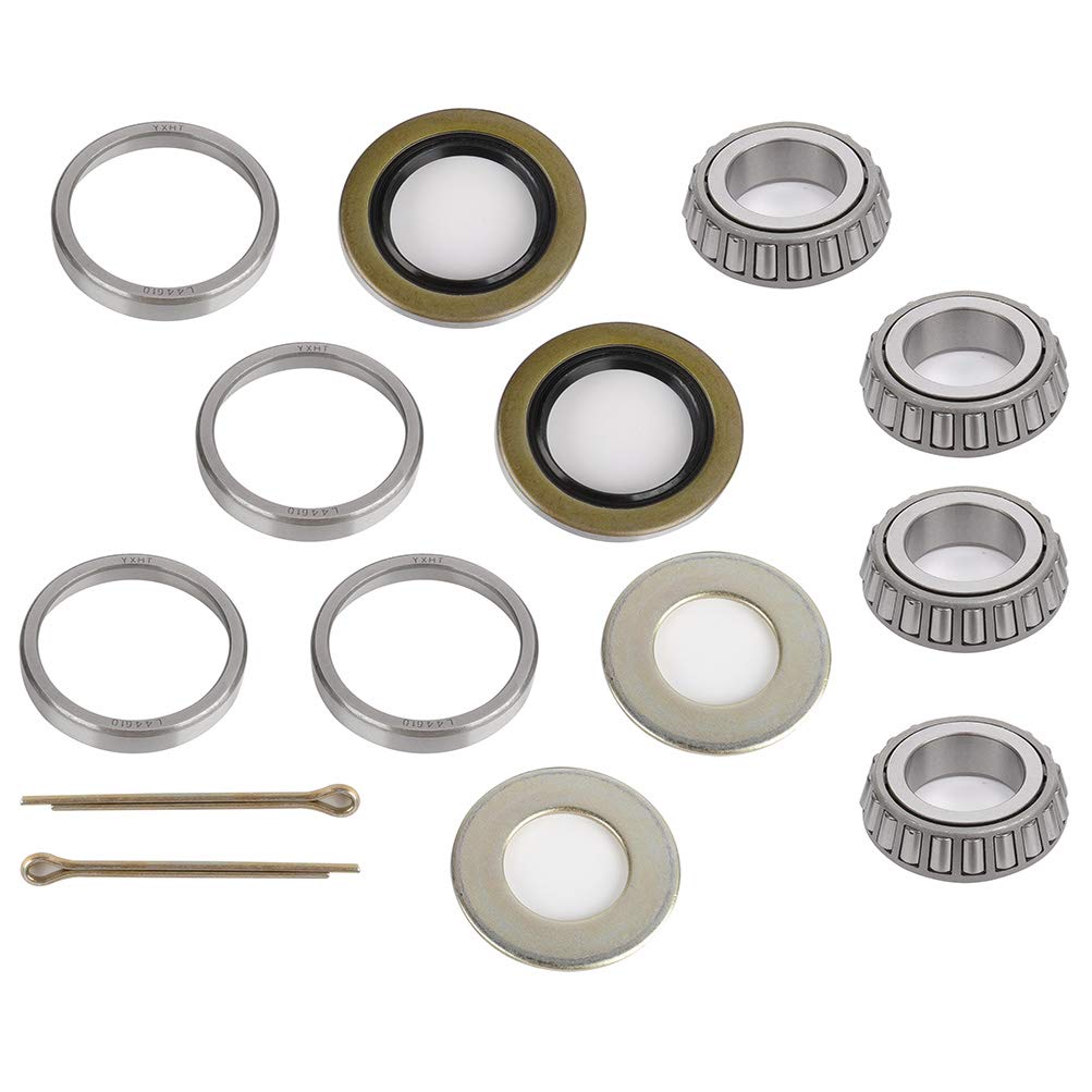 NOOTO 4 Pack 10-19 171255TB Double Lip Seals for 3500lb Trailer Axles