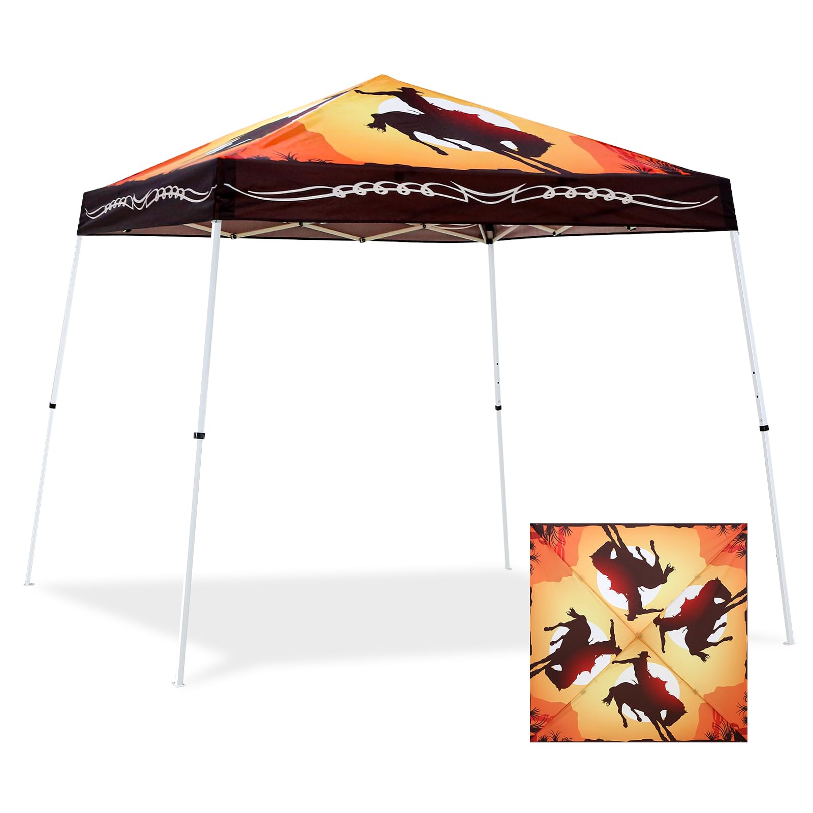 EAGLE PEAK 10' x 10' Slant Leg Pop-up Canopy Tent