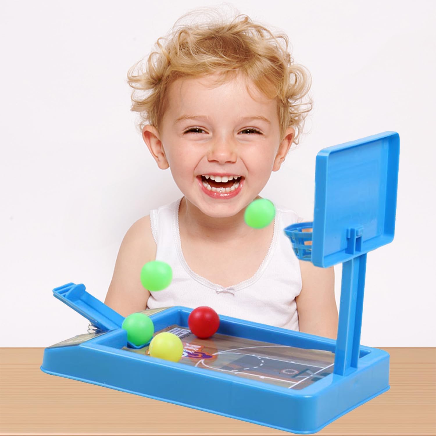 2 Pack Basketball Game Toys, Tabletop Basketball Shooting Game for Kids and Adults, Desk Games for Office for Adult to Reduce Stress, Basketball Party Favors Classroom Prizes for Boys Girls