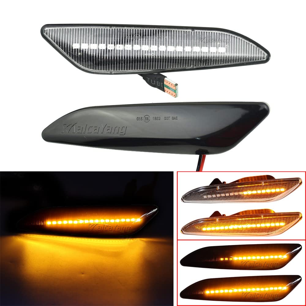 Sequentiële Knipperende Zijmarkeringslicht – Voor Alfa Romeo 147/156, Fiat Egea/Tipo, Lancia Delta/Ypsilon 3, Dynamic Crystal Type