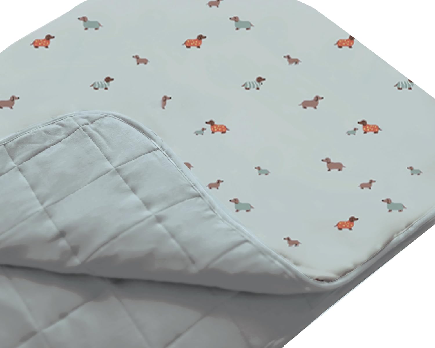GUNAMUNA Cloud Blanket – Ultra-Soft Baby Blanket, 1.0 TOG, Perfect for Tummy Time, Toddler 57" x 39", Woof