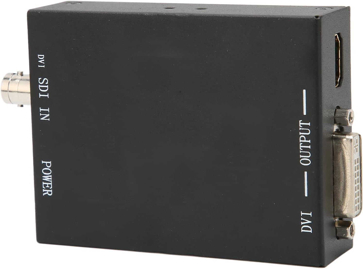 SDI to DVI Audio Converter, Plug and Play Supports HDSDI 3GSDI Widely Compatible SDI to HD Multimedia Interface Converter for TV (US Plug 100 to 240V)