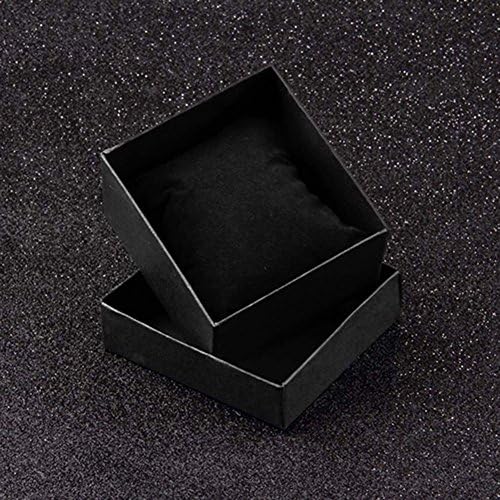Bluelans® Black Wacth Gift Box Jewelry Bracelet Bangle Display Storage Case with Foam Pad