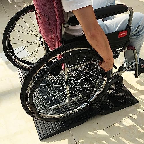 Rampa para silla de ruedas portátil de umbral y rampas de bordillo 8