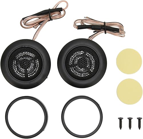 Miniatura 9 de GOWENIC Tweeters para coche, TS T120 800 W Tweeter de coche, tweeter de cúpula pegable, altavoz estéreo de audio de alta sensibilidad, para todos
