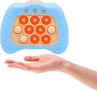 Pop it Game, Fast Push Game,Light up pop it Game,Quick Push pop it Game, Birthday Gift,Birthday Gift for Children Over 3、4、5、6、7、8、9 Years Old.(Baby Blue)…