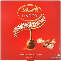 Chocolate Lindt Lindor Milk Balls Recheio Cremoso 112 gr