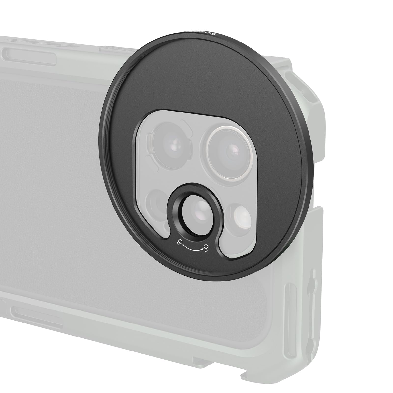 SMALLRIG Adattatore per filtro filettato da 67 mm a T, compatibile con filtri da 67 mm e luci video a LED 4873, per gabbie per telefono con attacco a T e piastre posteriori per obiettivo -5172