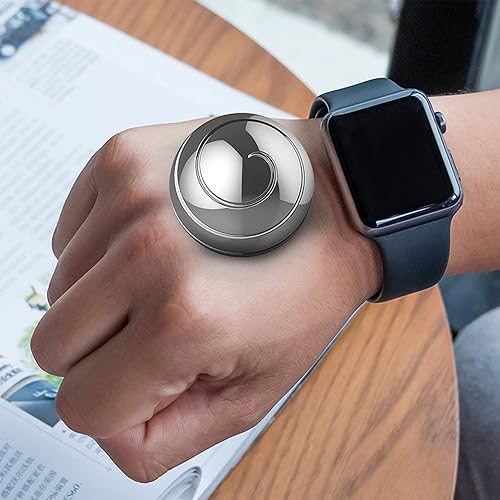 Miniatura 2 de SoulLife - Paquete de 6 juguetes cinéticos giratorios de escritorio, bola giratoria de metal antiestrés, juguetes giratorios de escritorio con