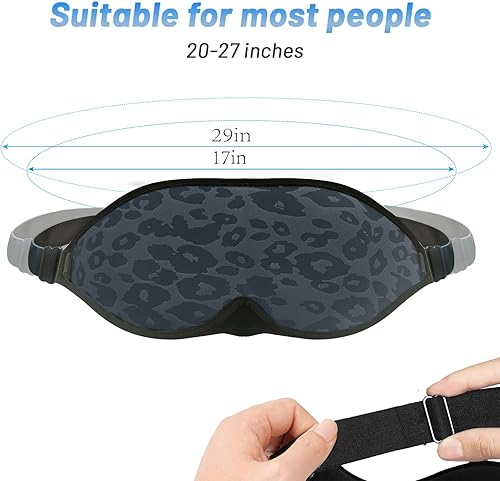 Miniatura 2 de Máscara para dormir 3D, máscara de dormir para mujeres, máscara de ojos 100% opaca, cubierta suave, luz fuerte, adecuada para viajes, yoga, siesta