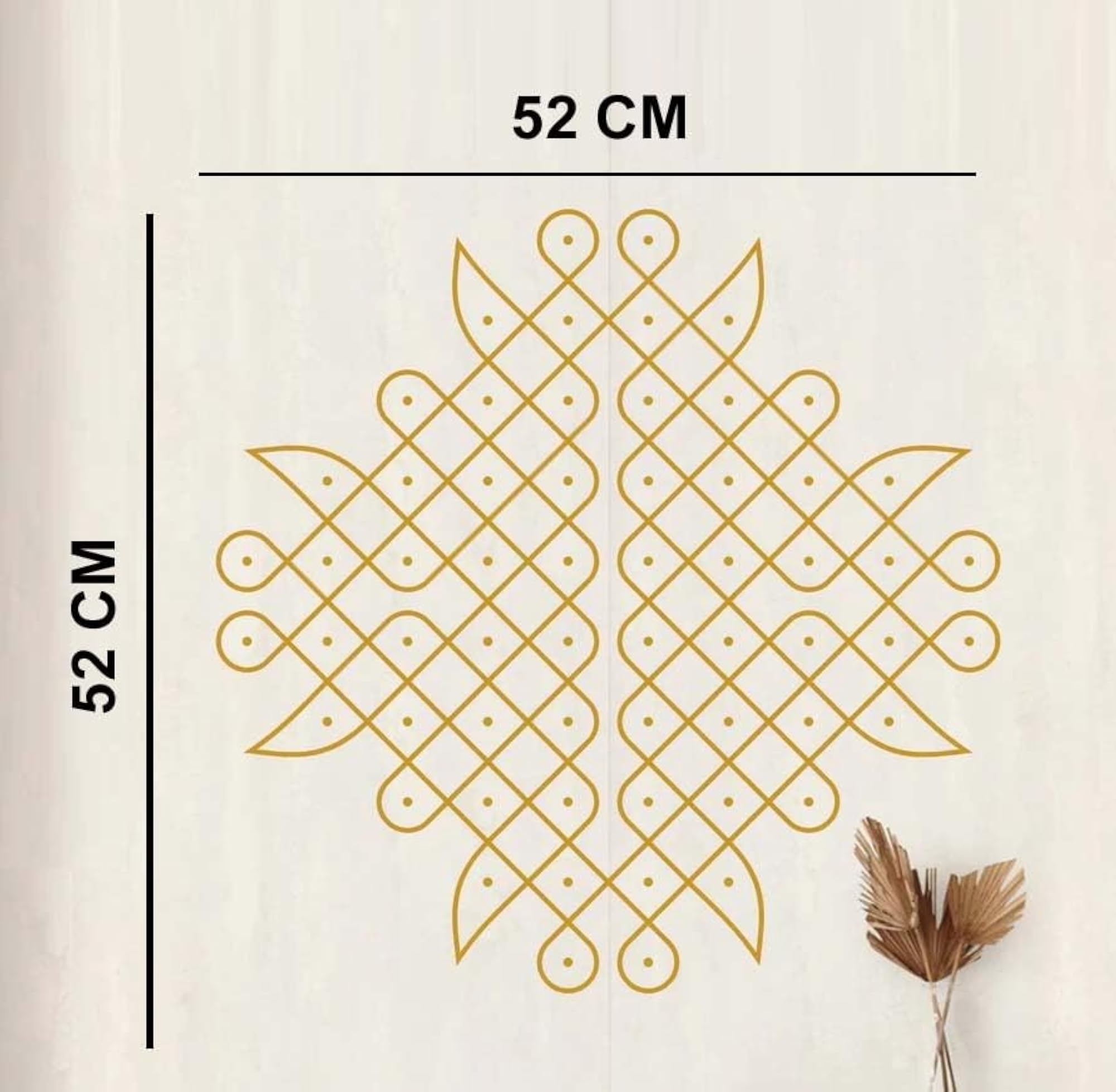 52 cm Kolam Wall Sticker