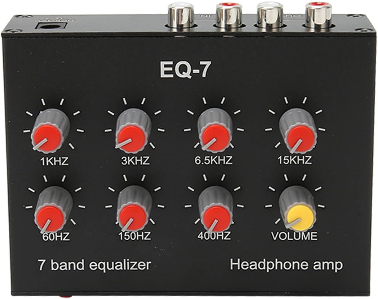 Hagsnec 7-Bünde Audio Equalizer, Adjustable 7-Band EQ Amplifier Graphic