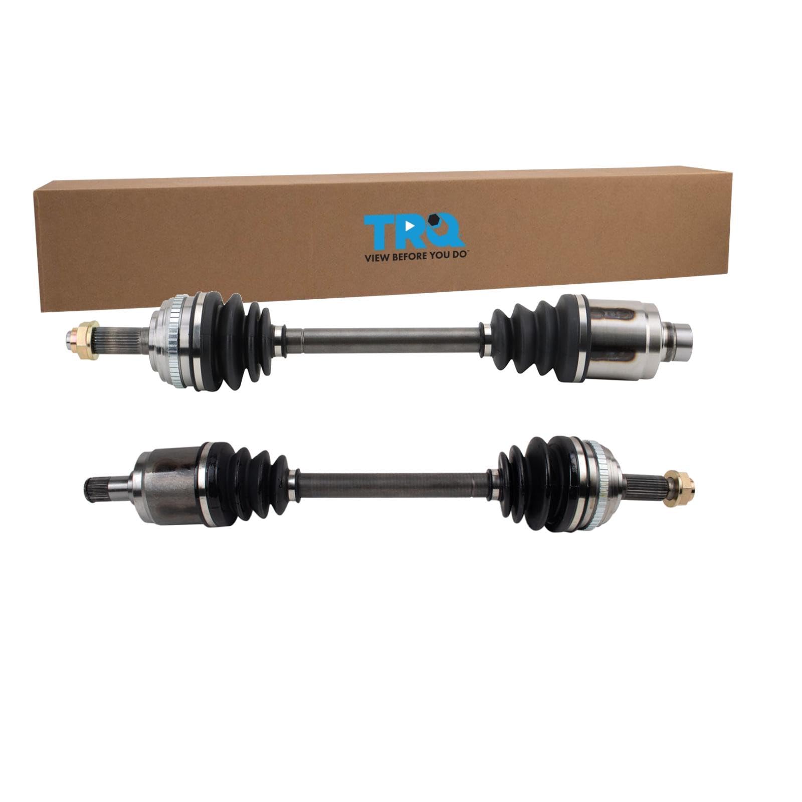 TRQ Front Driver and Passenger Side CV Axle Assembly Set 2 Piece