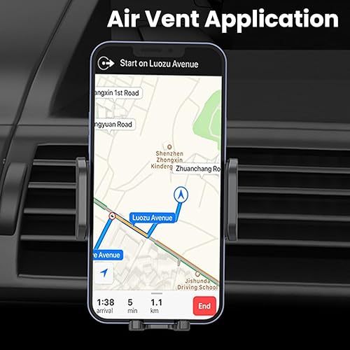 Miniatura 3 de Soporte universal para teléfono celular de auto para ventilación de aire, soporte universal para teléfono celular de coche, compatible con teléfonos