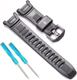 Rubber band Replacement for Casio PRG-130-1V, PRW-1500-1V 10290980 Men Sport Watch Strap