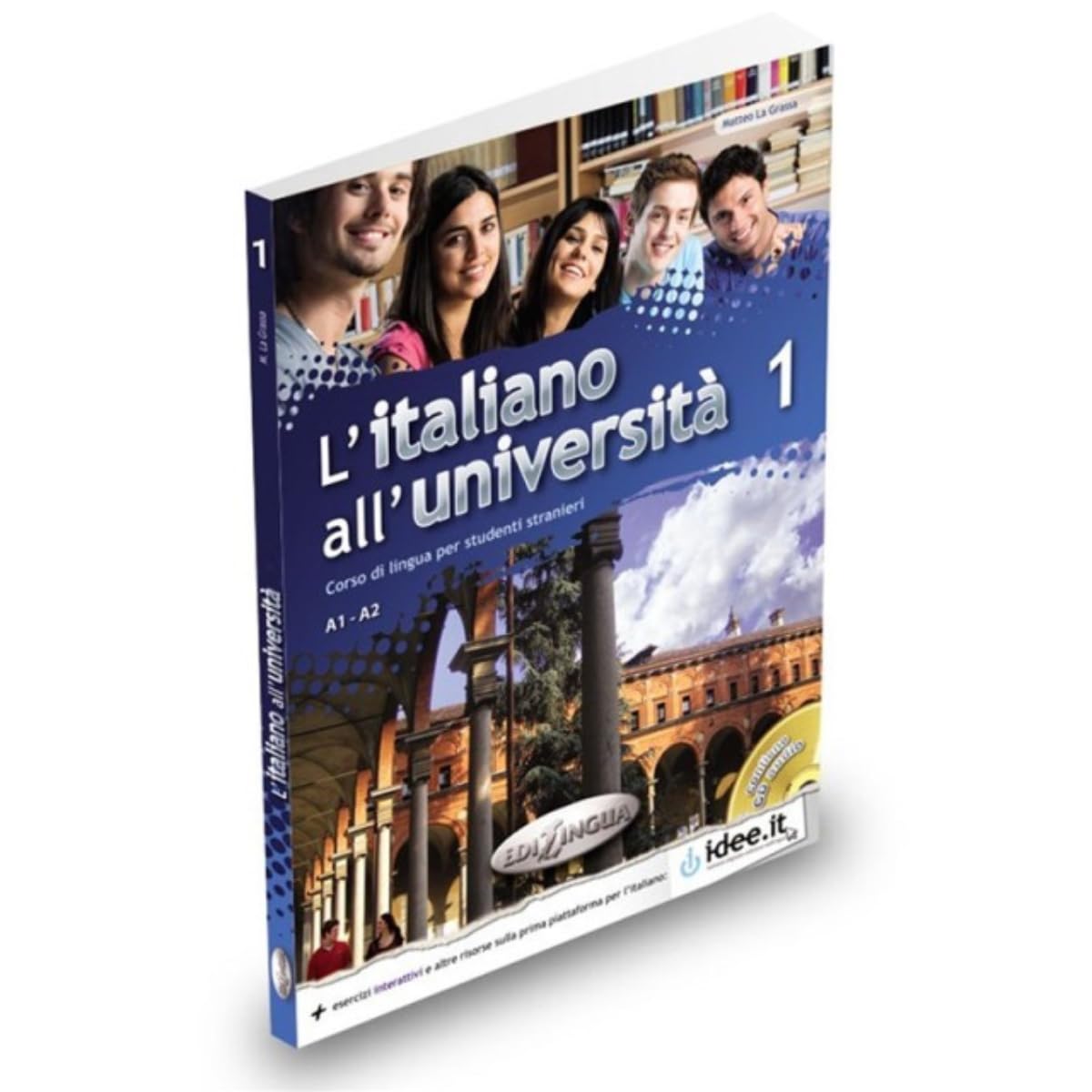 L'italiano all'universita: Libro e quaderno + CD Audio 1 (Level A1-A2)
