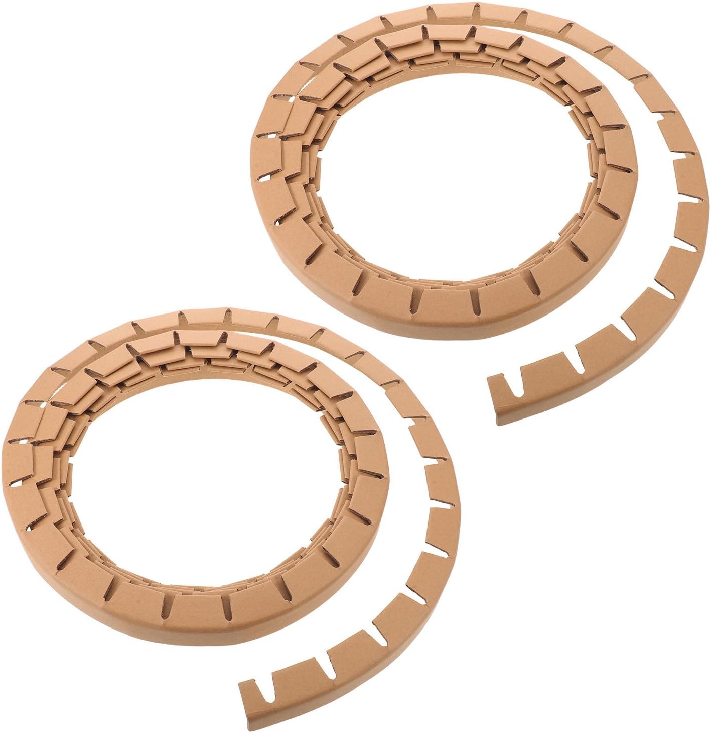 2pcs Logistics Packaging Edge Protector Paper Curved Shield for Metal Coils