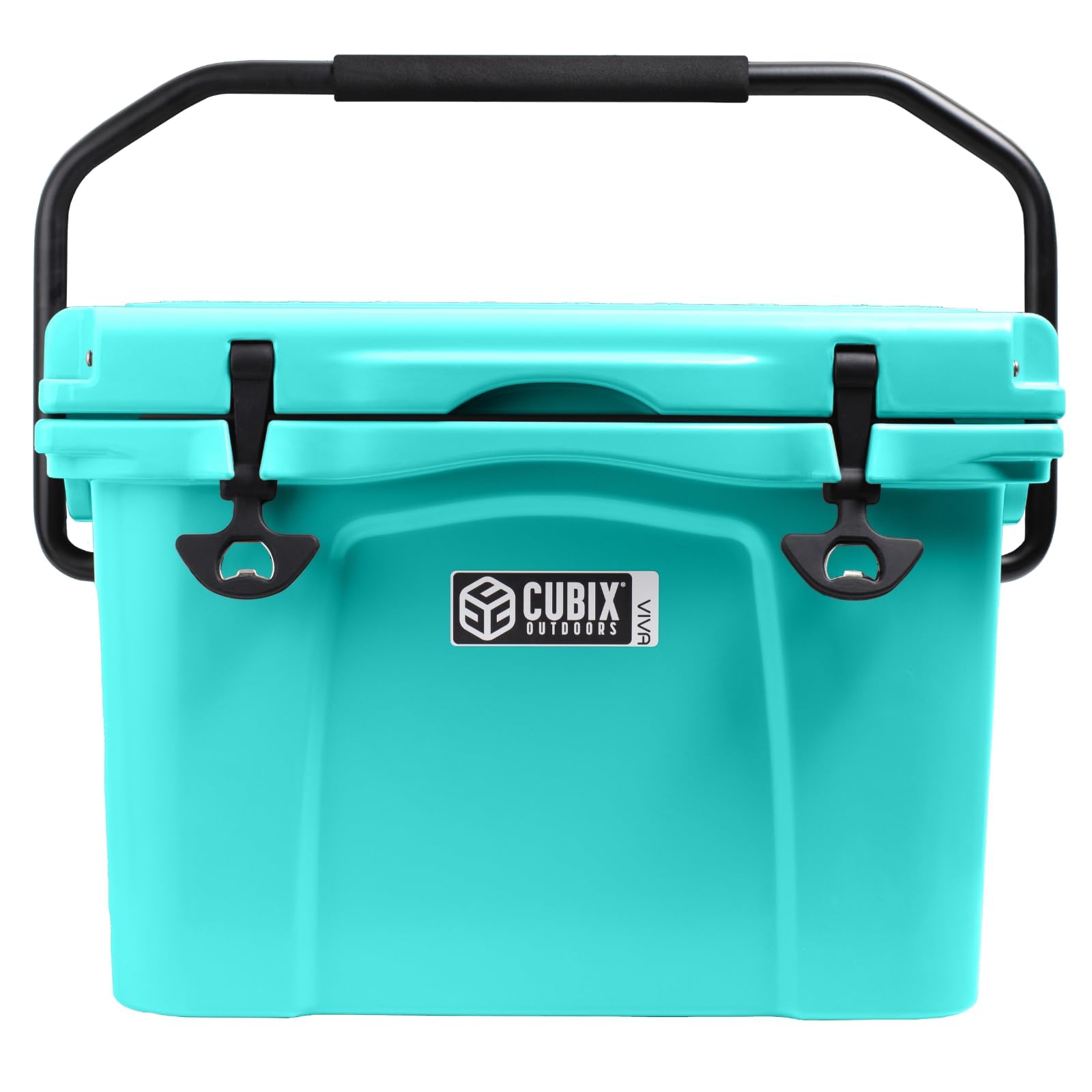 Viva 25qt Portable Rotomolded Hard Cooler, Heavy Duty Ice Chest, Turquoise