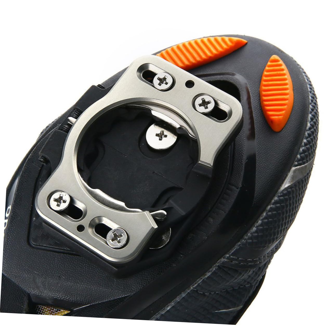 Kisangel 2pezzi Tacchette Per Scarpe Da Ciclismo Con Copertura Antiscivolo Adattatori Per Pedali Bici Strada e Mountain Bike Accessori Resistente e Sicuro Per Ciclismo