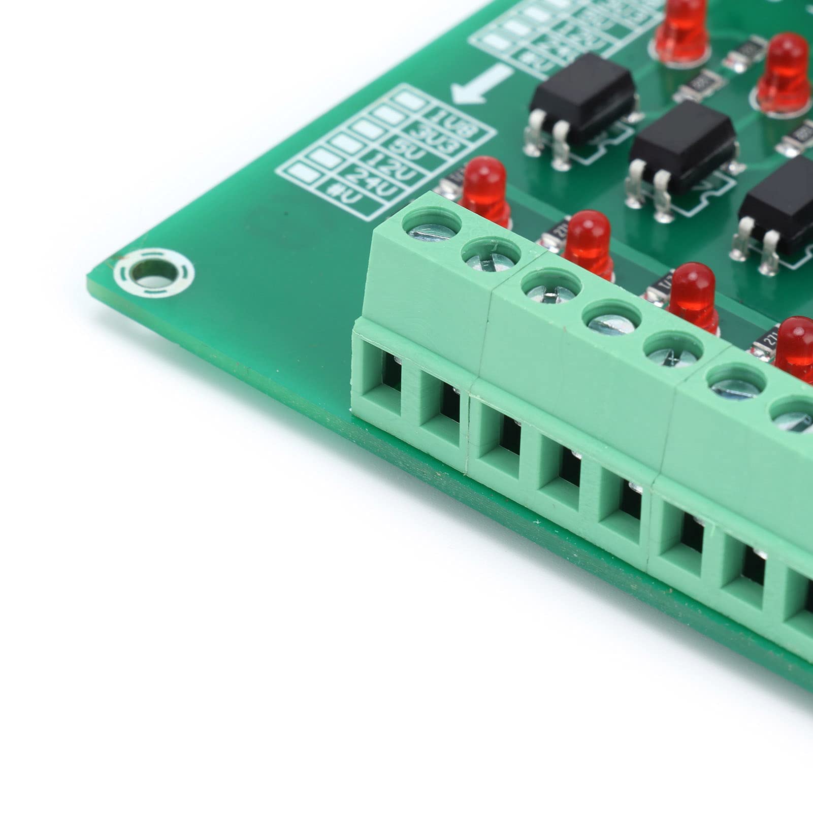 Module D'isolement Optique Walfront Fréquence de Commutation de Limite 20KHZ Convertisseur D'isolateur à 8 Canaux Optocoupleur Carte de Convertisseur de Signal PLC 12V à 3.3V