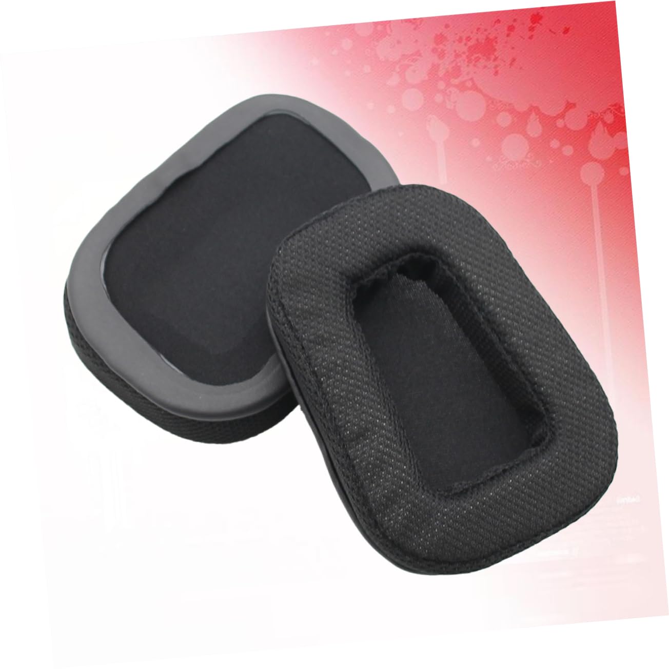Hemobllo 3pezzi Cuscinetti Sostitutivi Per Cuffie Nero Superficie Da Comfort Ottimale e Facile Installazione