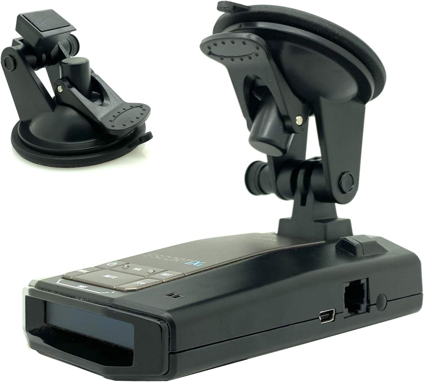 ChargerCity Super Strong Windshield Suction Mount Holder for Escort Max360c, MAX360 MKII, Max 3, IX IXc, Redline EX Beltronics Cobra DualPro GT 360 Radar Detector w/EZ Magnet Connection