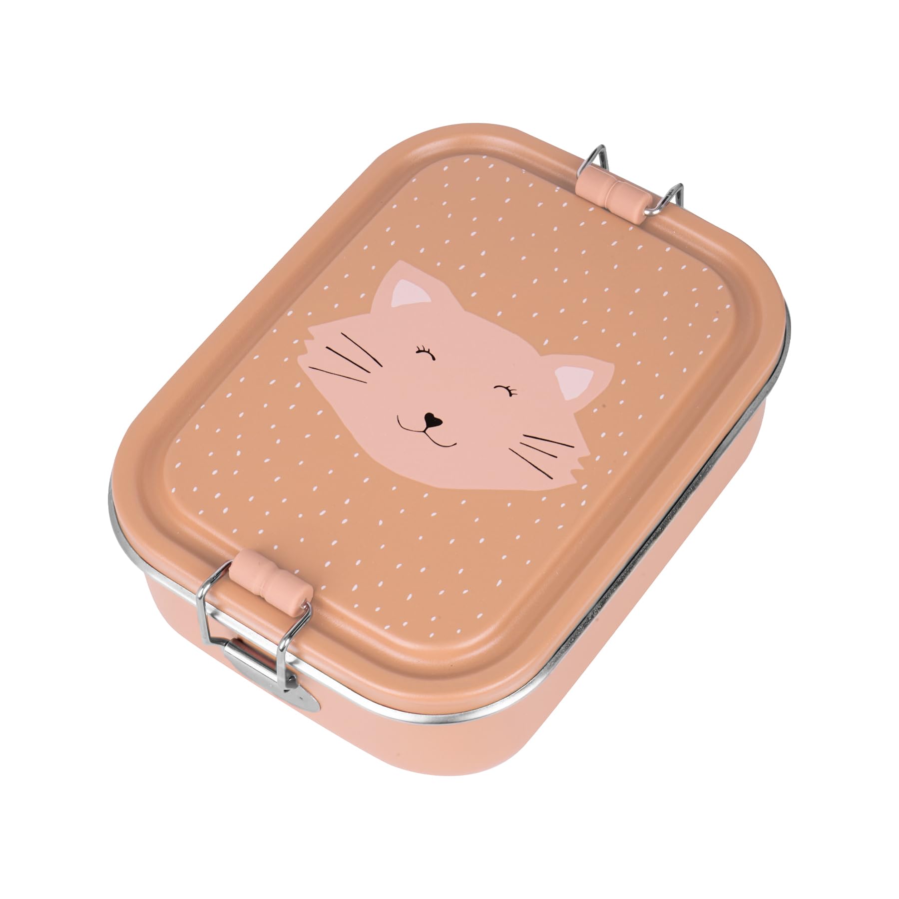Trixie Dusty Pink Small Lunch Box Mrs Cat
