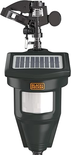 Miniatura 2 de BLACKDECKER Repelente de ciervos y repelente de gatos disuasorio de gatos alimentado por energía solar para jardín conejo y perro repelente para