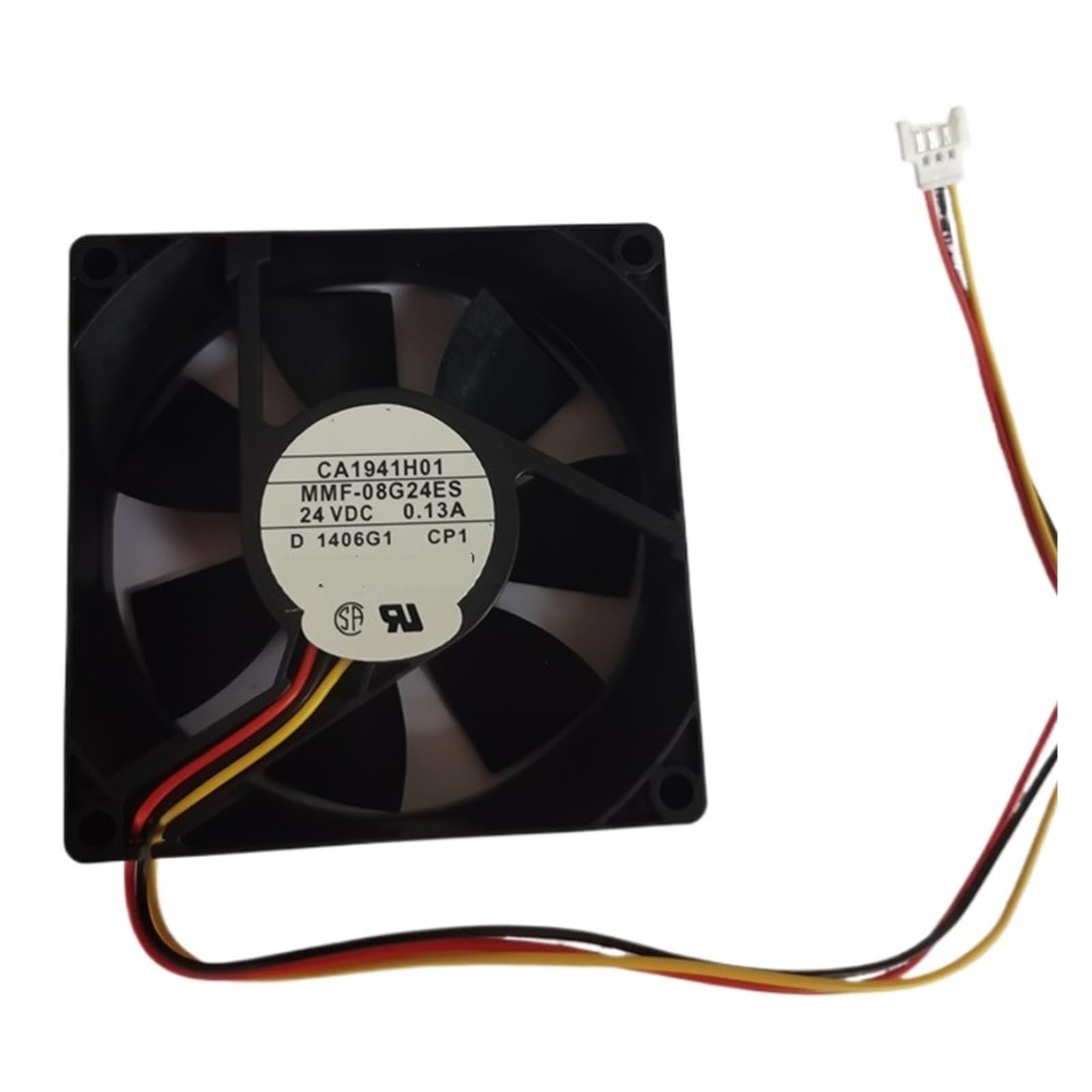 YMUGUEGH 80x80x25mm MMF-08G24ES-CP1 24V 0.13A F740 8025 dc cooling fan
