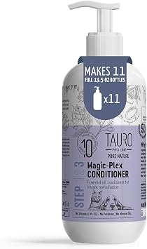 Tauro Pro Line Moisturizing Dog Conditioner Detangler - Pet Conditioner for Dogs, Safe for Cats & Puppy Sensitive Dry Skin & Damage Fur Magic Plex 13.5 Fl Oz