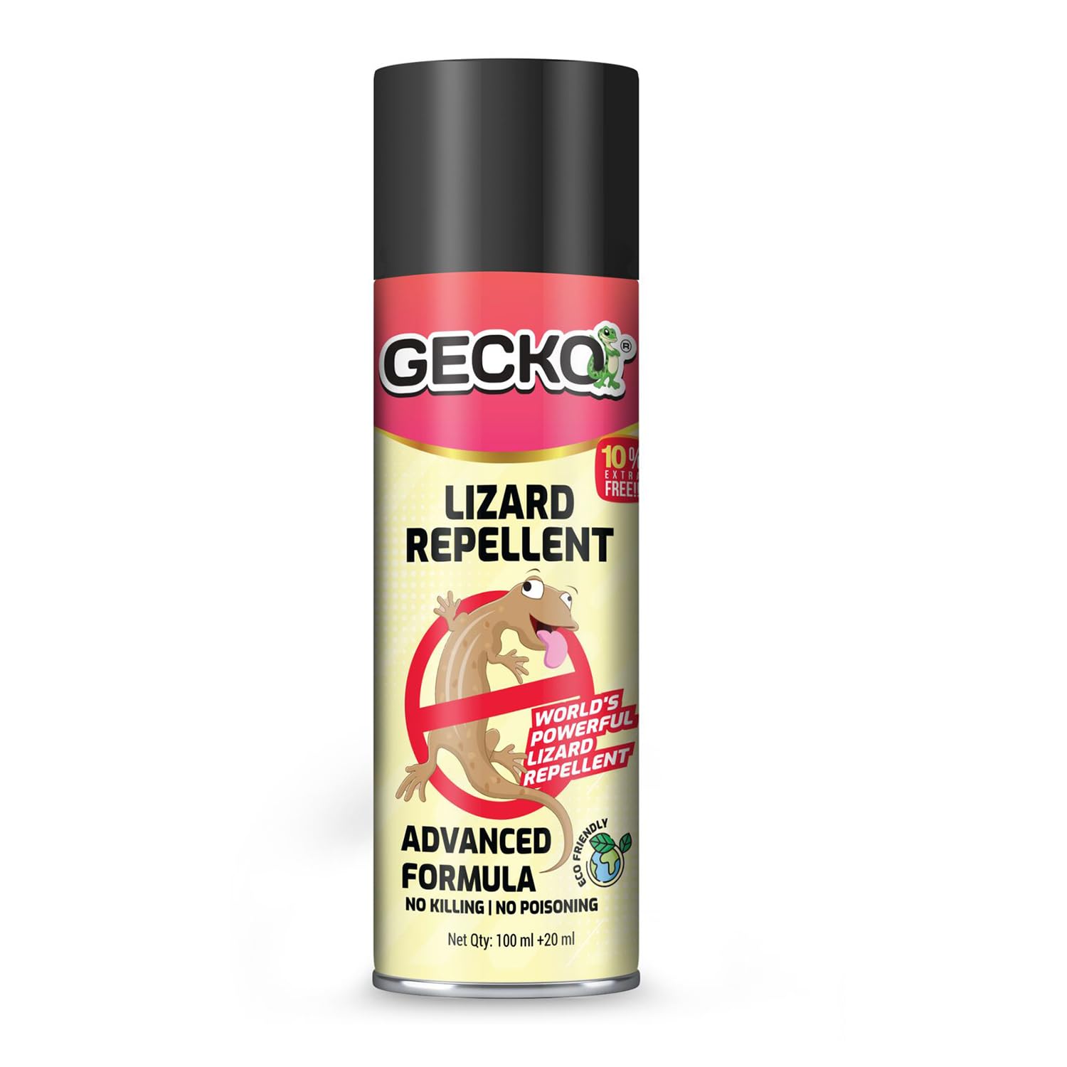India’s First Aerosol-Based Herbal Lizard Repellent Spray | Odourless, Eco-Friendly & Safe for Home Use | Long-Lasting 60-Day Protection | Gentle Plant-Based Formula | 120ml | FORMULATION 10X