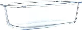Ibili Kristall Glass Rectangular Oven Baking Dish Mould Cooking Dish Casserole Cake Pan Bakeware - Made in Spain - 1.5L / 1.5 QT - 24 x 14 x 7cm / 9.4" x 5.5" x 2.7" Inches