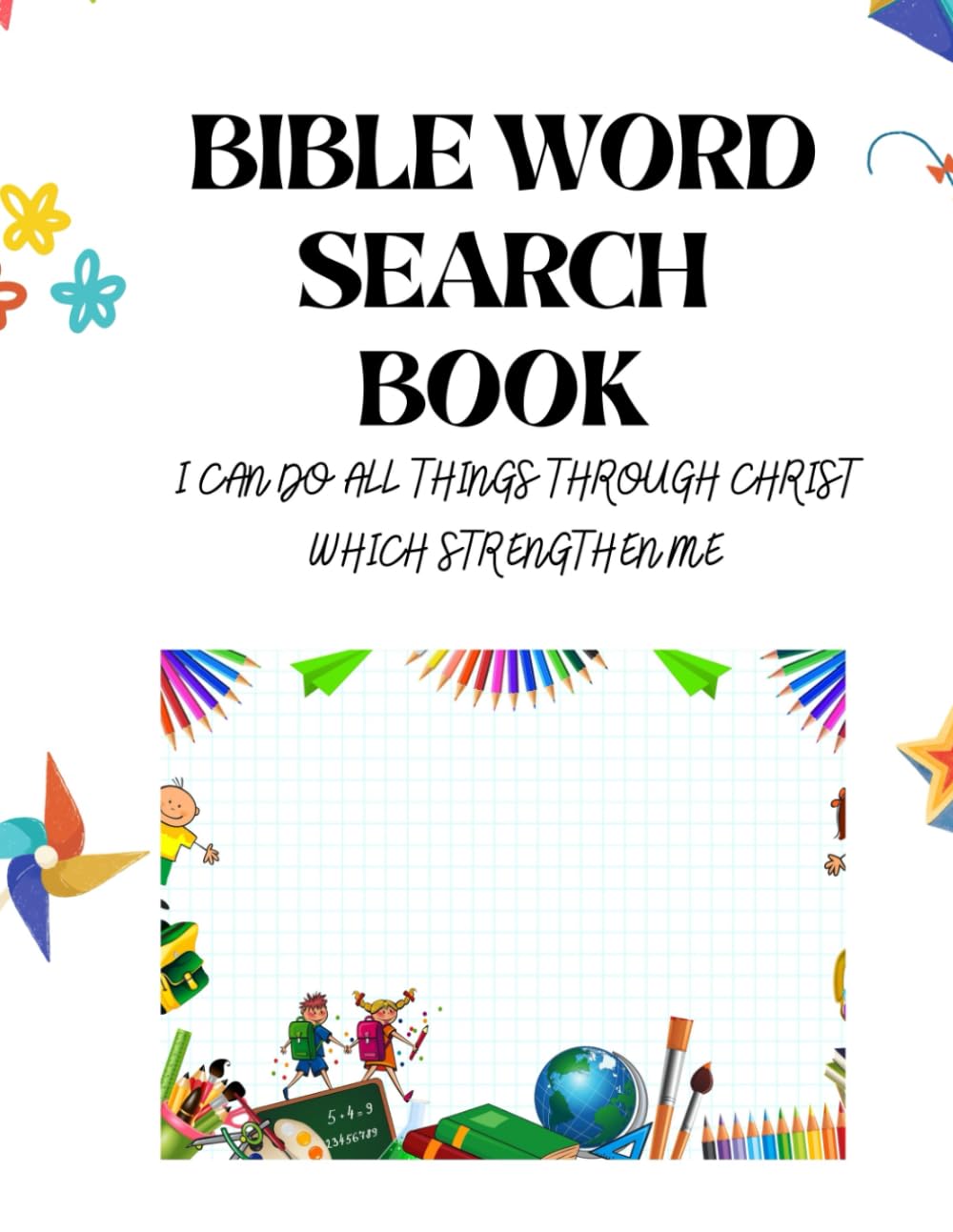 BIBLE WORD SEARCH BOOK: FUN BIBLE PUZZLES FOR KIDS