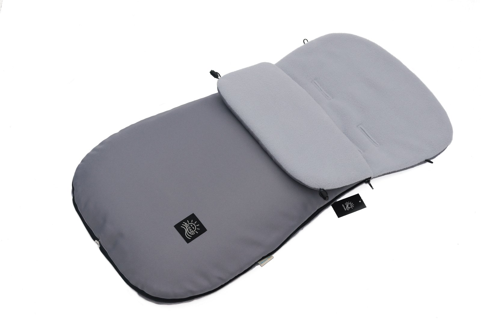 UNIVERSAL FOOTMUFF COSY TOES BABY BUGGY STROLLER PUSHCHAIR PRAM LINER LUXURY (grey)