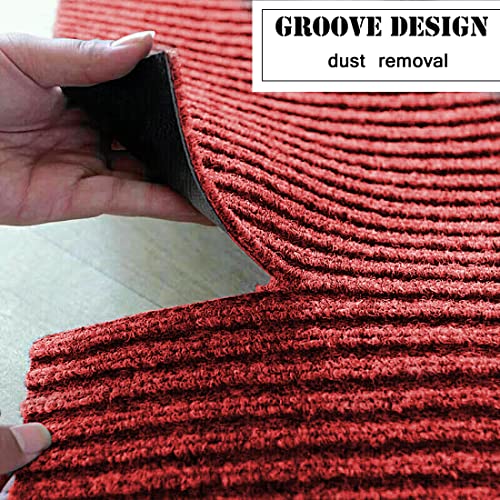 Tapis d'entrée à brosse durable avec envers caoutchouc lourd - 8