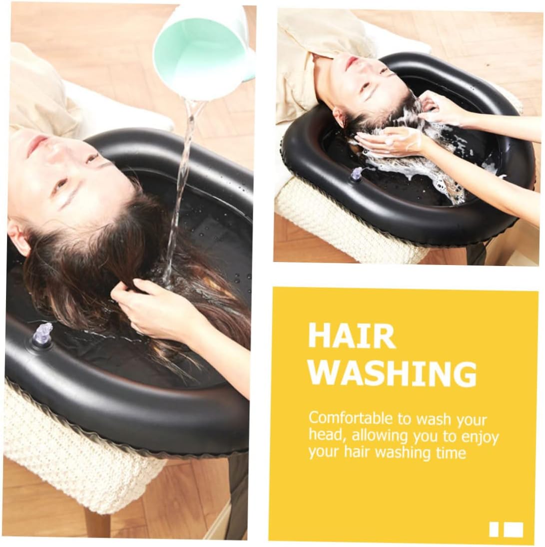 Inflatable Portable Shampoo Tray, Bedridden Hair Washing Basin