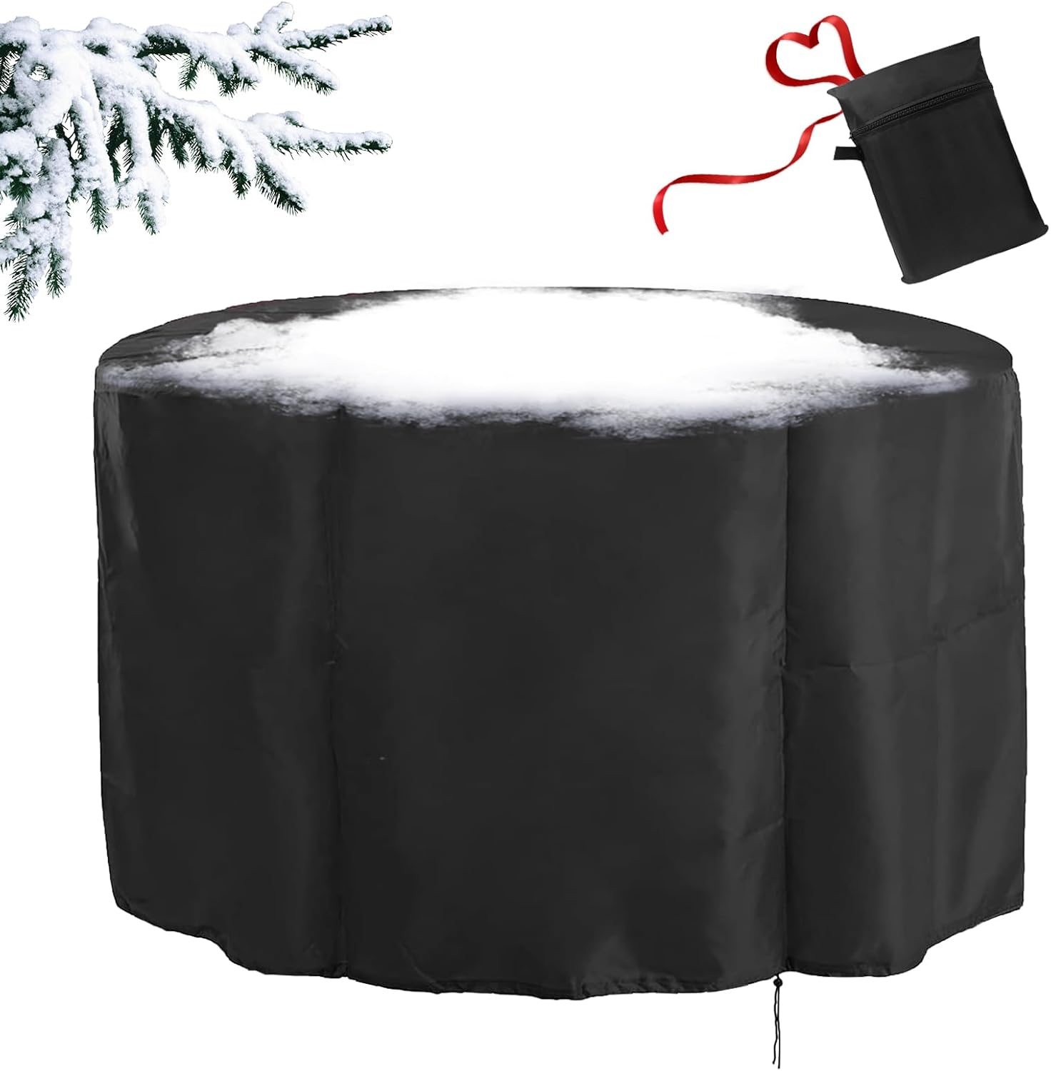 Garden Furniture Covers Waterproof,420D Oxford Patio Set Cover Round