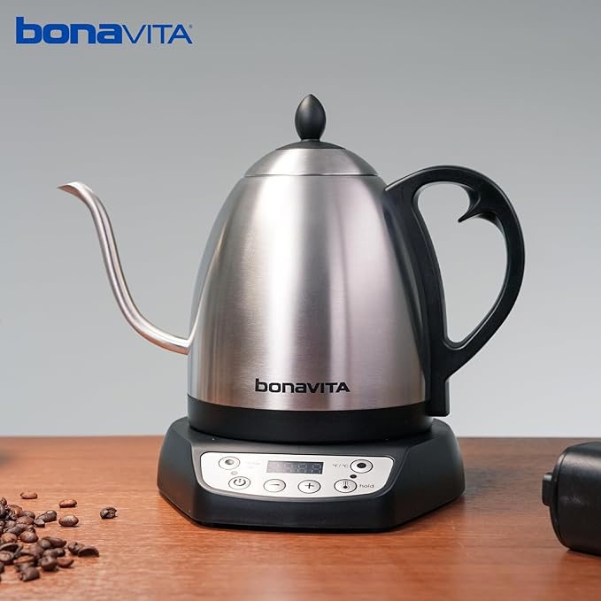 Bonavita Tetera Eléctrica 1L Digital Gooseneck Acero Inoxidable miniatura 2