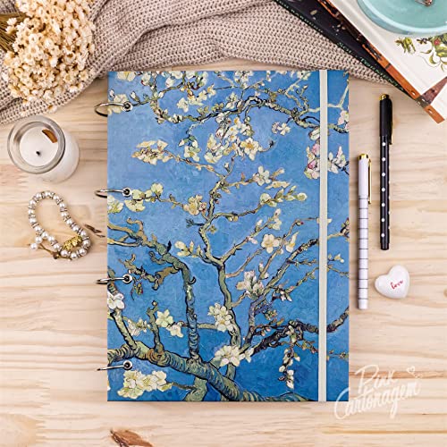 Caderno Argolado A4 (Capa e Argolas, Sem Folhas) - Amendoeira